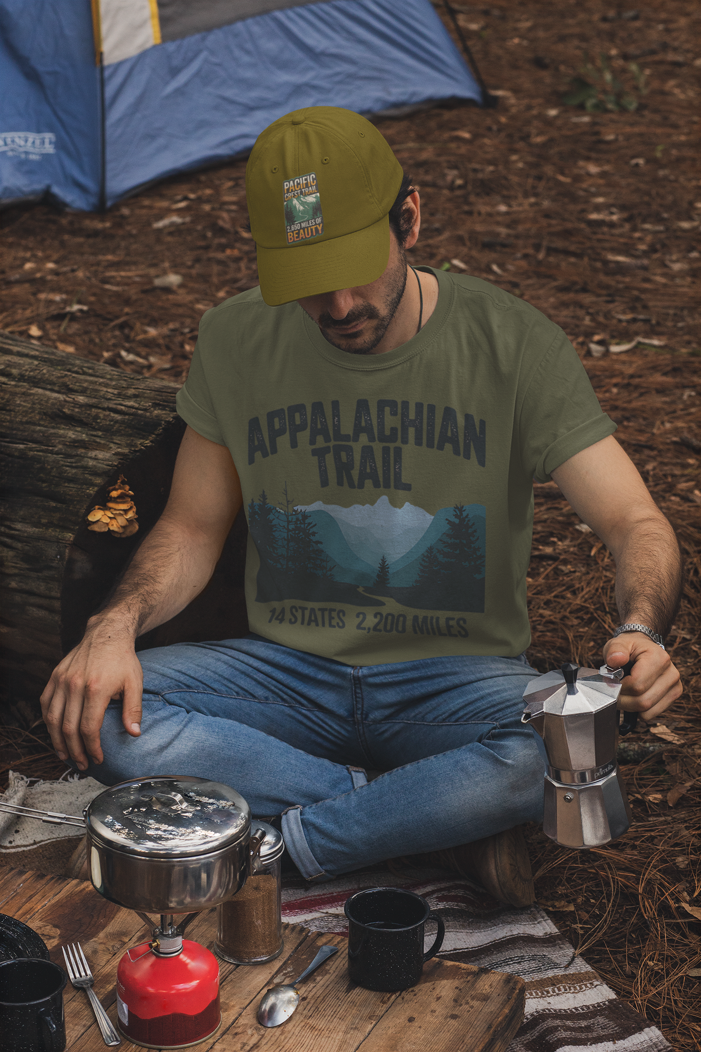 Appalachian Trail 14 States 2200 Miles Unisex Fit Soft T-Shirt Printify