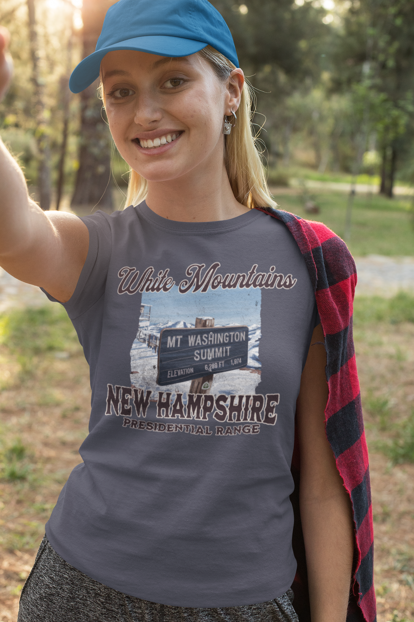 Mount Washington Sign Unisex Fit Soft T-Shirt New Hampshire Presidential Range Printify