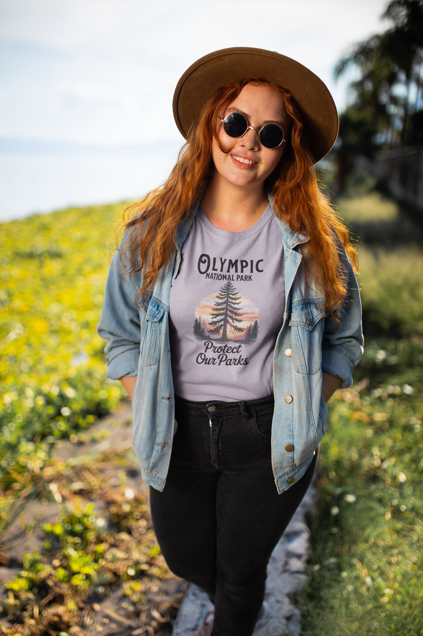 Protect Our Parks Olympic National Park Unisex Fit Soft T-Shirt Printify