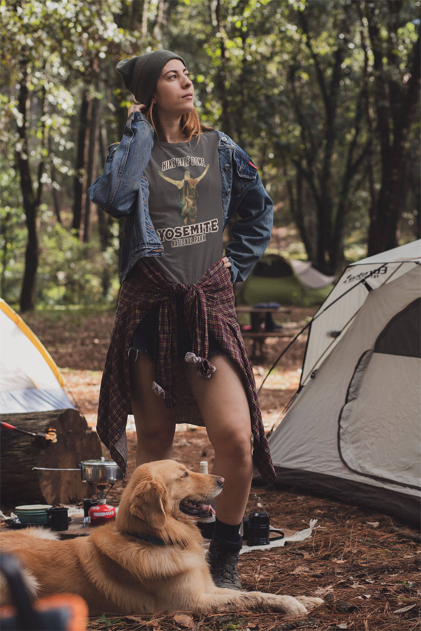 Hike Half Dome Yosemite National Park Unisex Fit Soft T-Shirt Printify