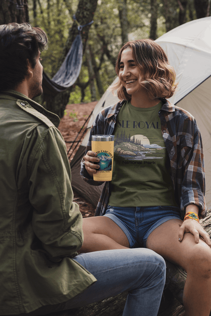 Isle Royale Superior Lines National Park Unisex T-Shirt T-Shirt Printify