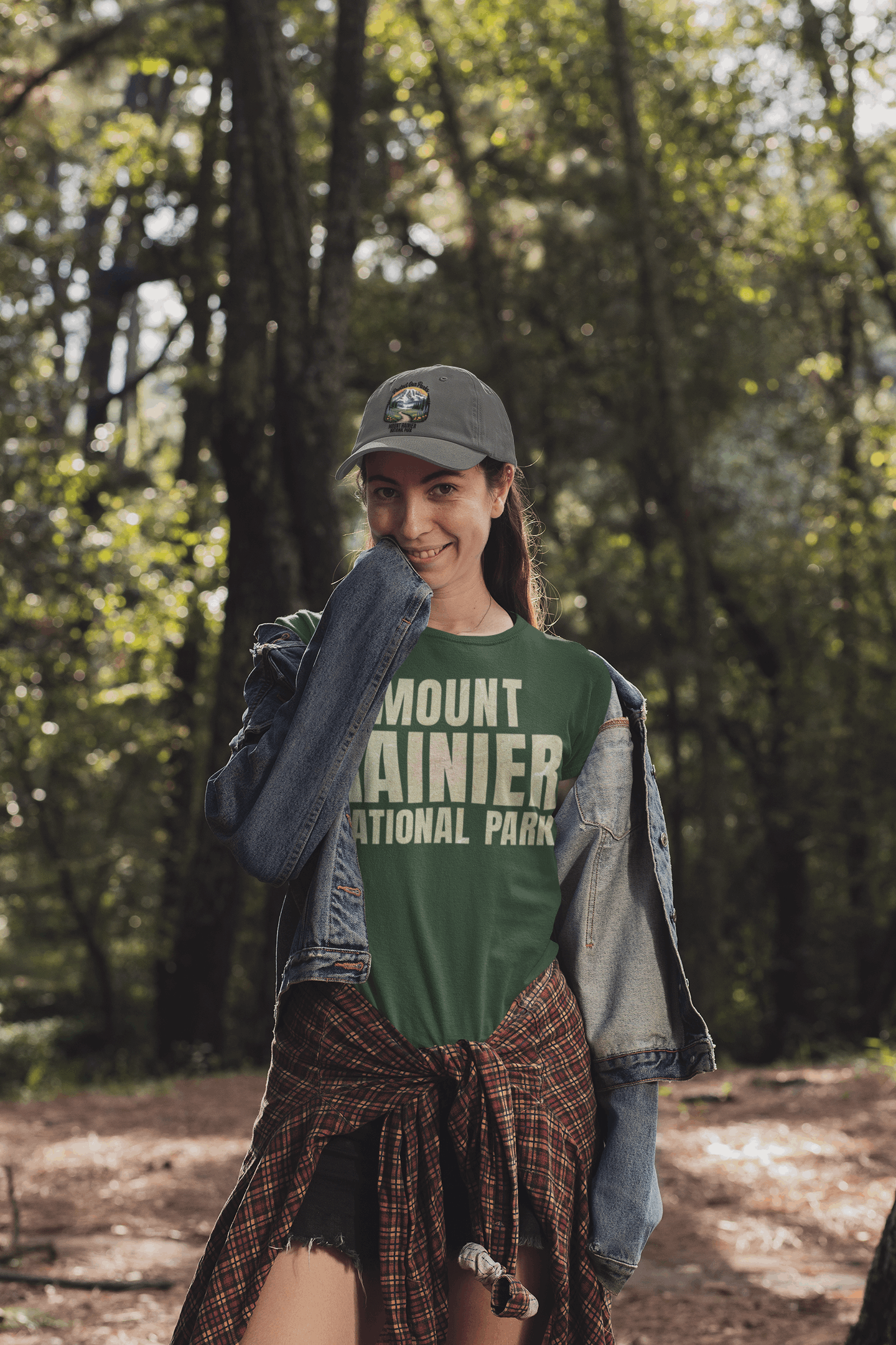 Mount Rainier Topographic Map National Park Unisex Fit Soft T-Shirt Printify