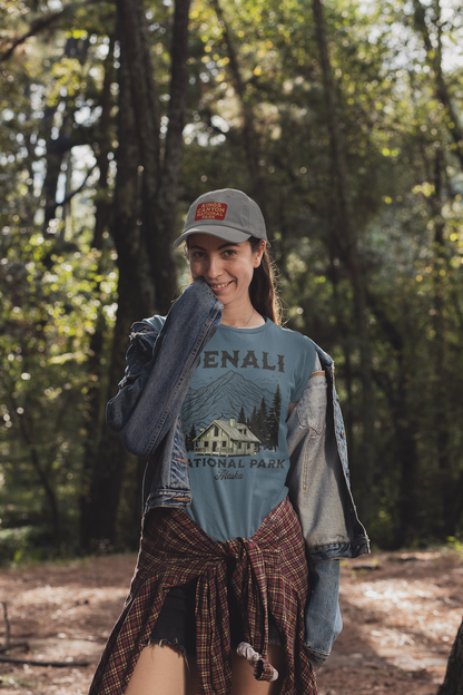 Denali National Park Unisex Fit Soft T-Shirt Mountain Cabin Printify
