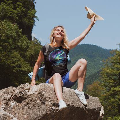 Voyageurs National Park Unisex Fit Soft T-Shirt Northern Lights Aurora Borealis Printify