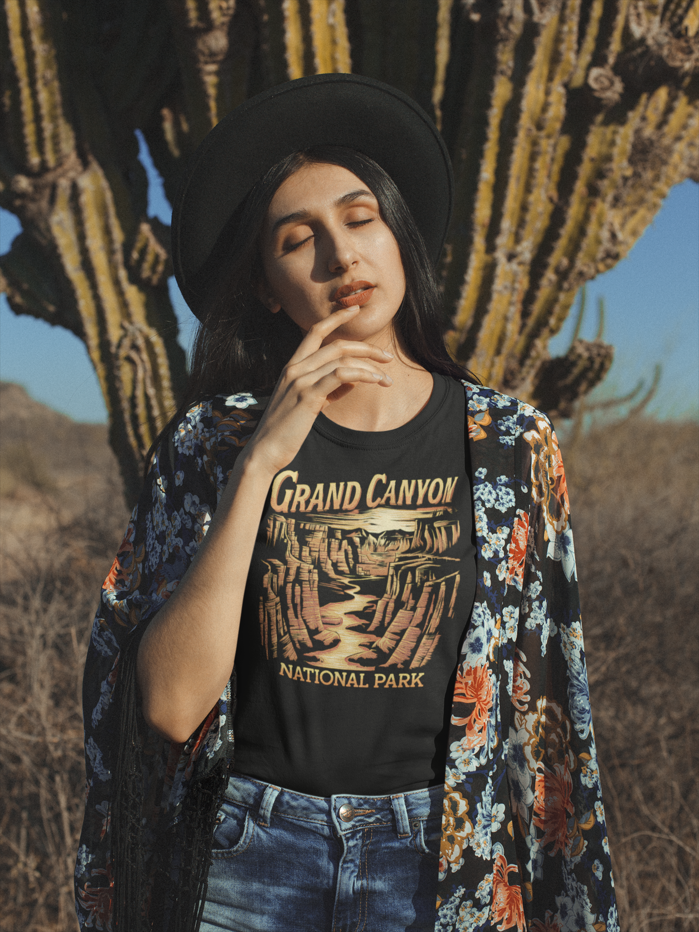Grand Canyon National Park Unisex Fit Softstyle T-Shirt Canyon View Printify