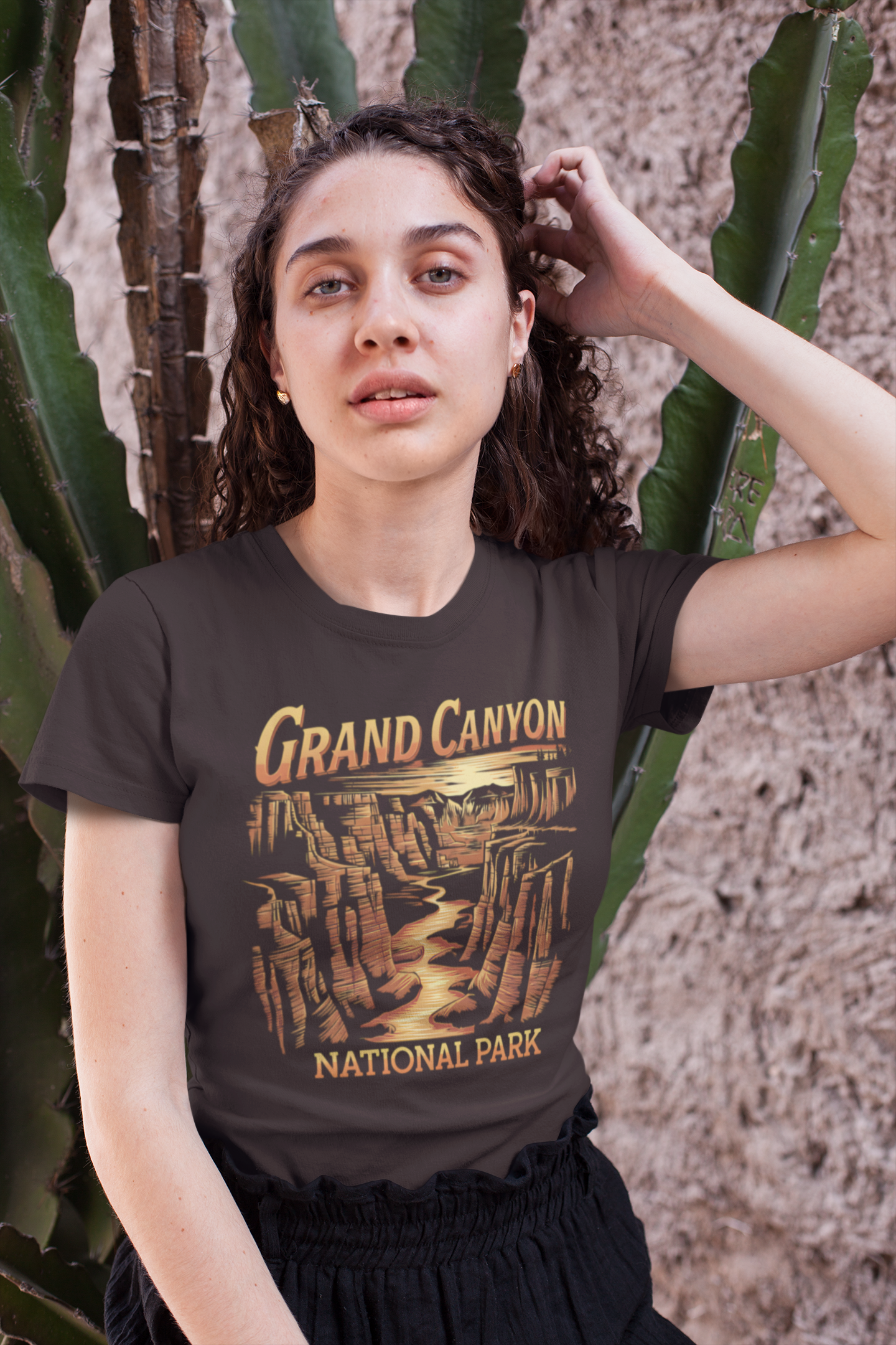 Grand Canyon National Park Unisex Fit Softstyle T-Shirt Canyon View Printify