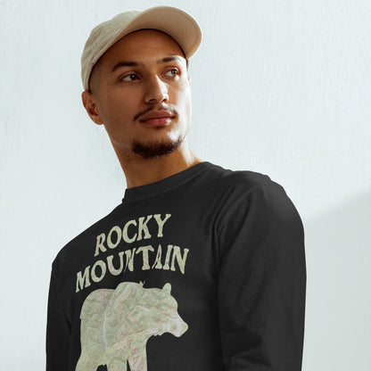Rocky Mountain Bear Heavyweight Long Sleeve Topo Tee