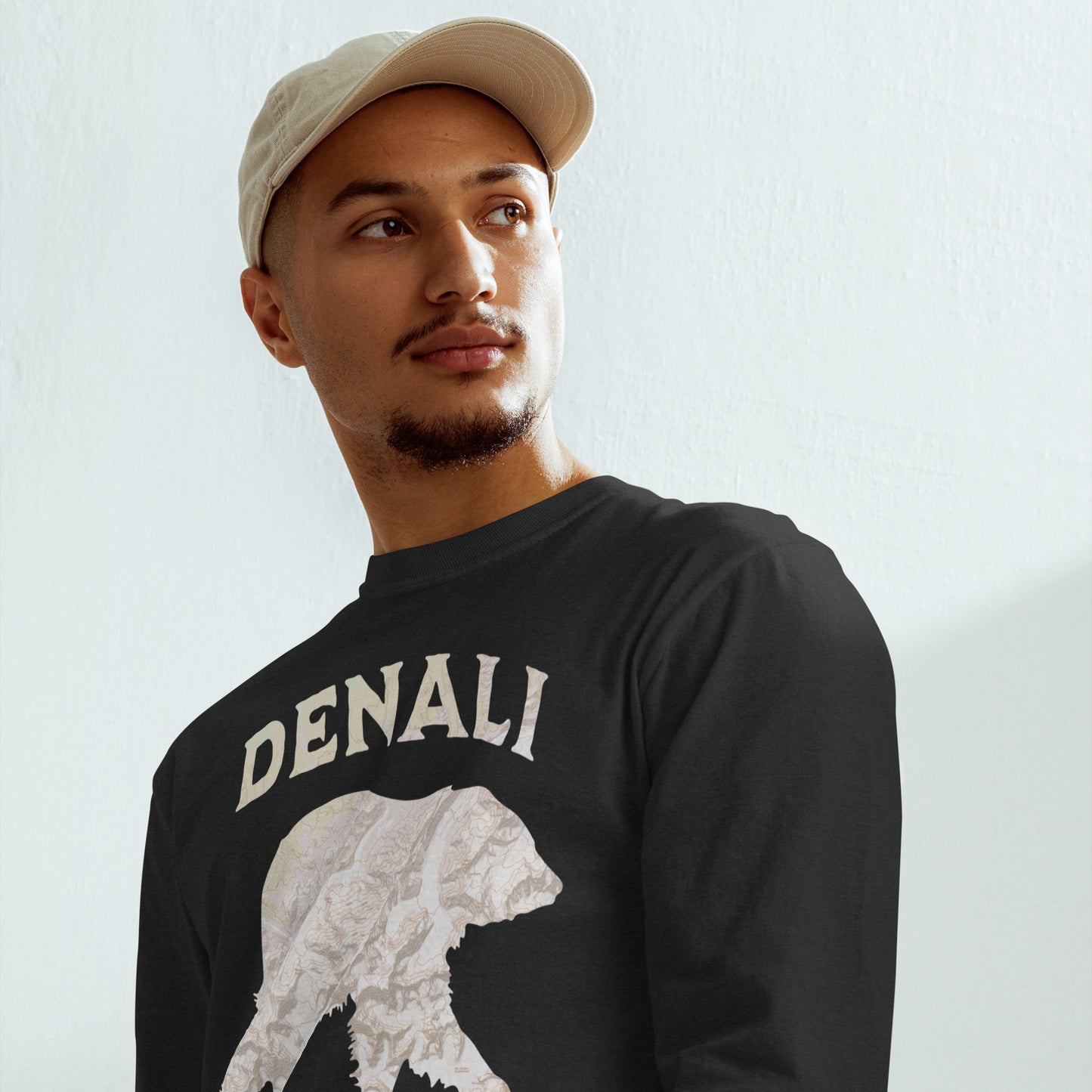 Denali Bear Heavyweight Long Sleeve Topo Tee