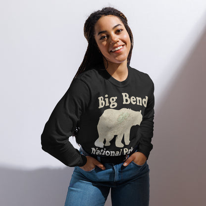 Big Bend Bear Heavyweight Long Sleeve Tee T-Shirt Park Service Apparel