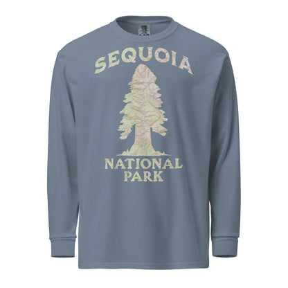 Sequoia Tree Heavyweight Long Sleeve Topo Tee