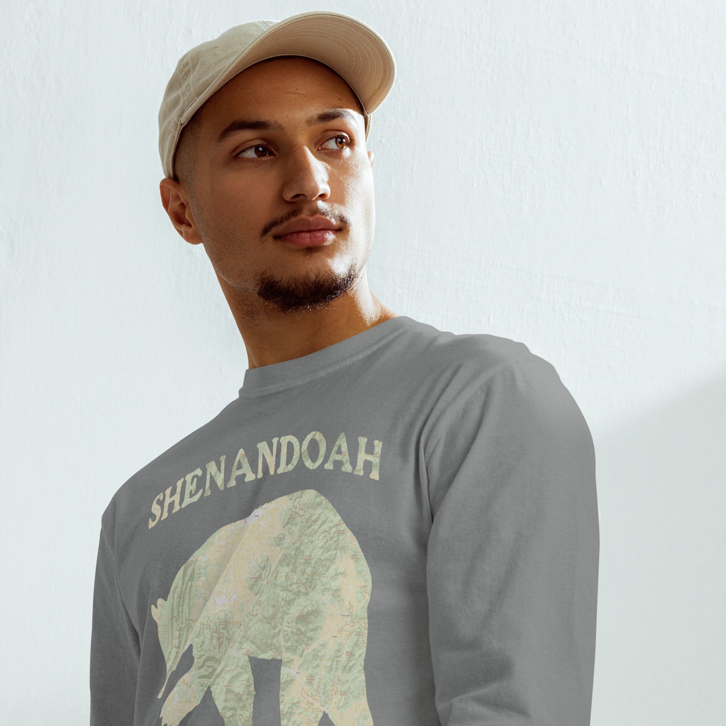 Shenandoah Bear Heavyweight Long Sleeve Topo Tee