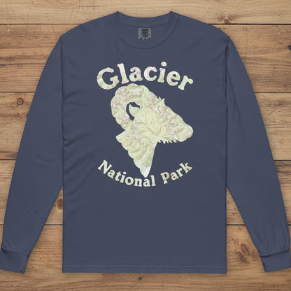 Glacier Ram Long Sleeve Heavyweight Topo Tee T-Shirt Park Service Apparel Navy S