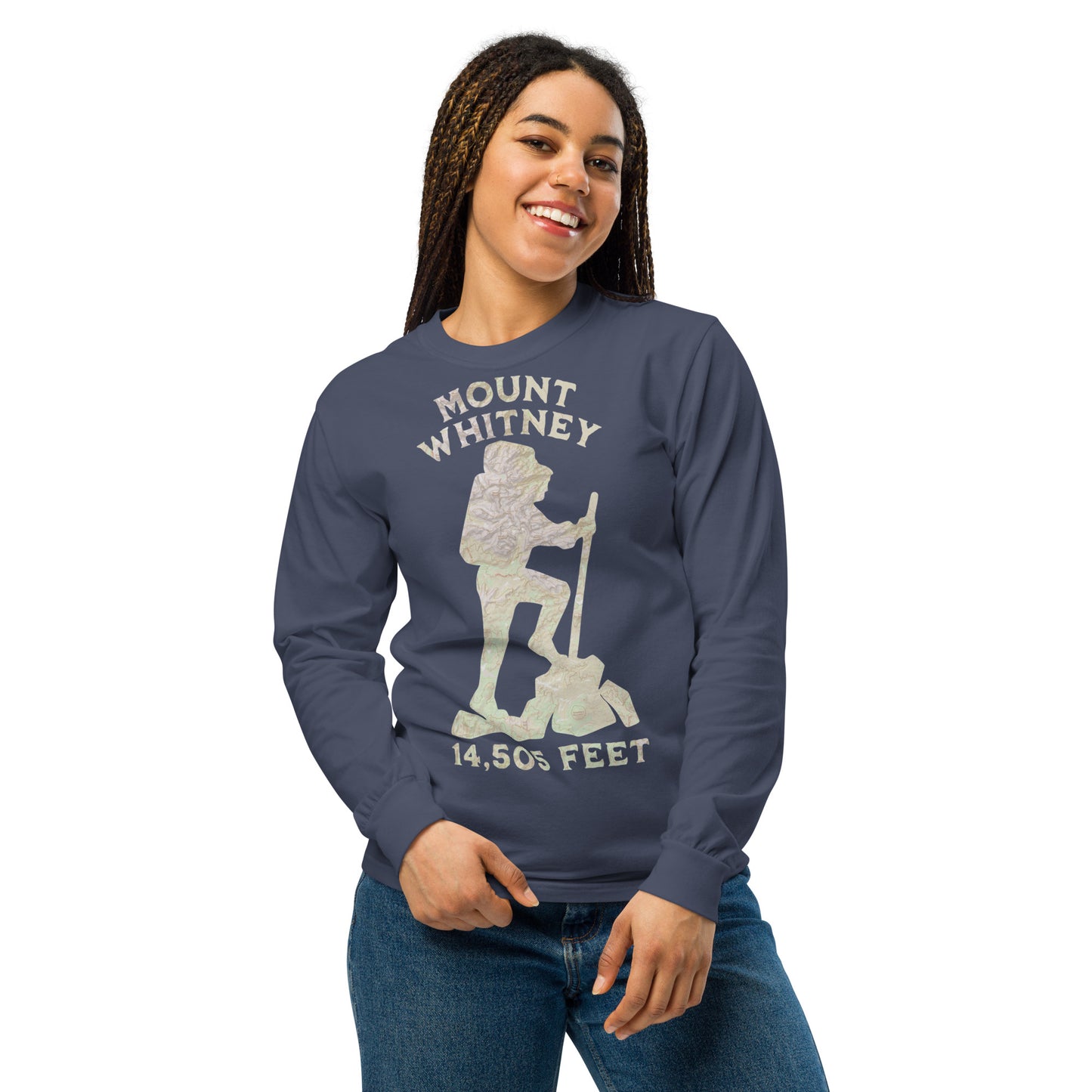 Mount Whitney Heavyweight Longsleeve Topo Tee