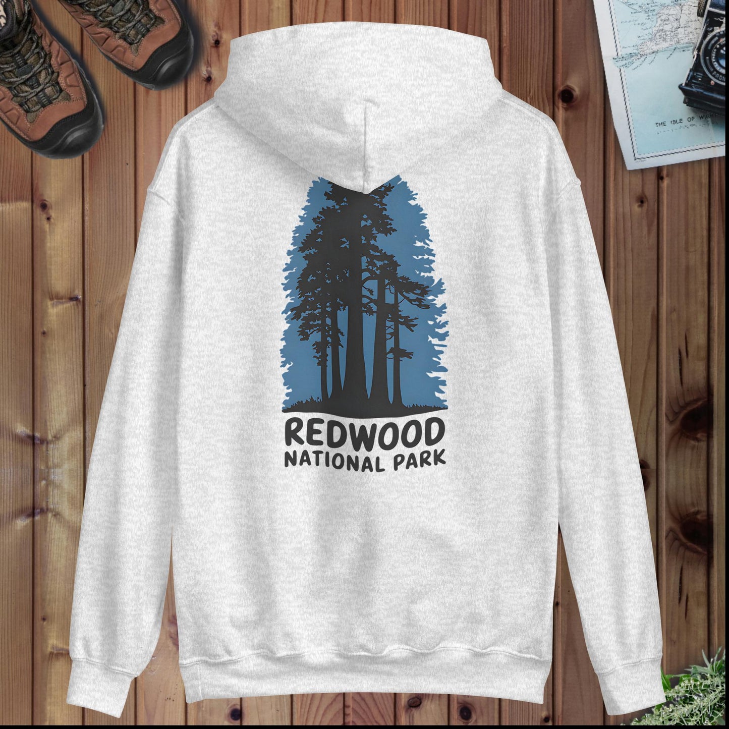 Redwood National Park Hoodie Hoodie Park Service Apparel Ash S