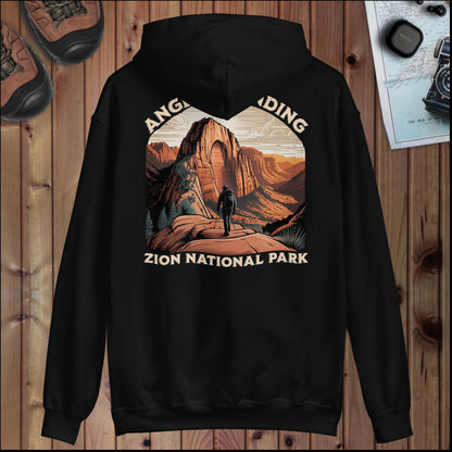 Zion National Park Angels Landing Hoodie Full Zip Hoodie Park Service Apparel