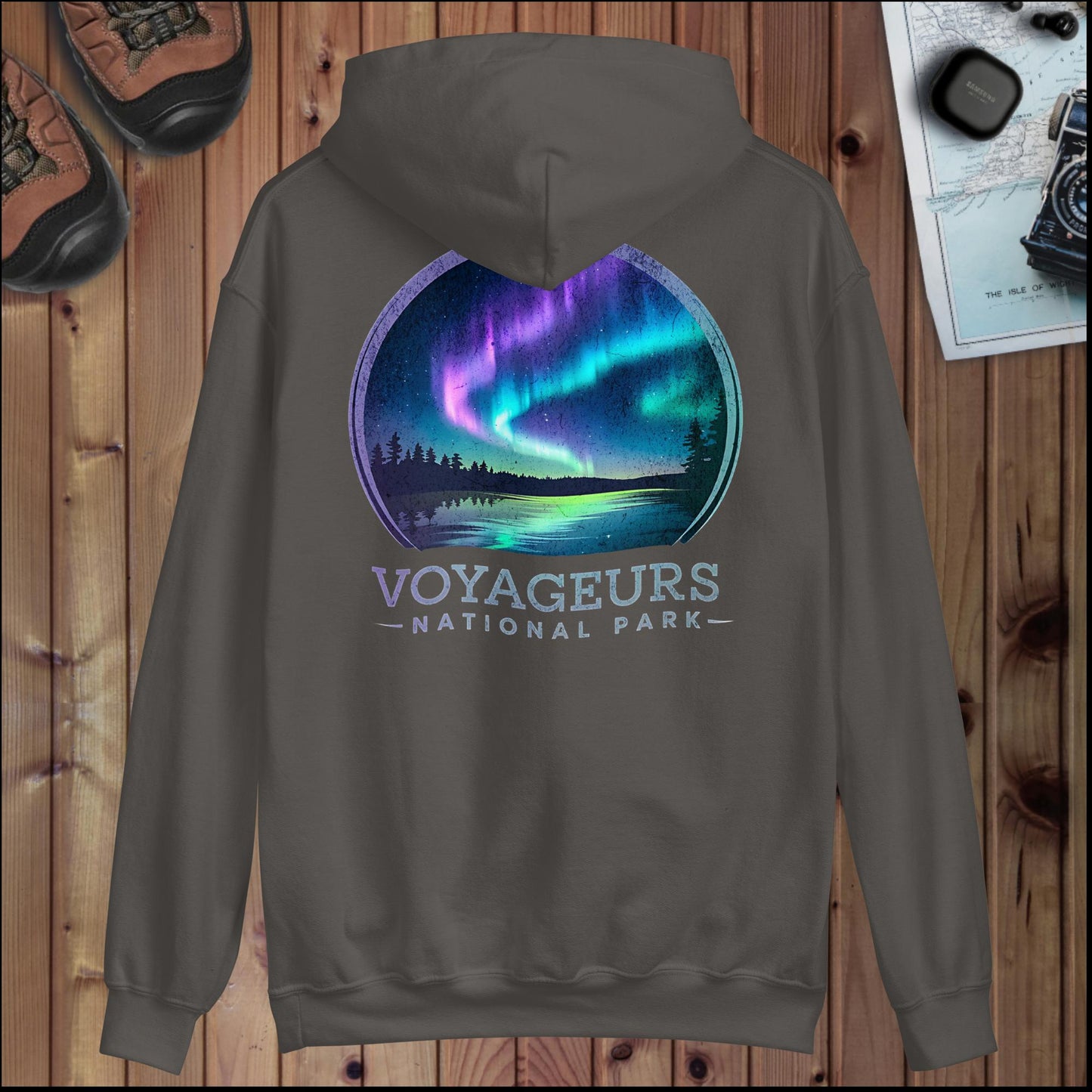 Voyageurs National Park Hoodie Hoodie Park Service Apparel Charcoal S