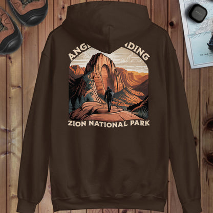 Zion National Park Angels Landing Hoodie Full Zip Hoodie Park Service Apparel
