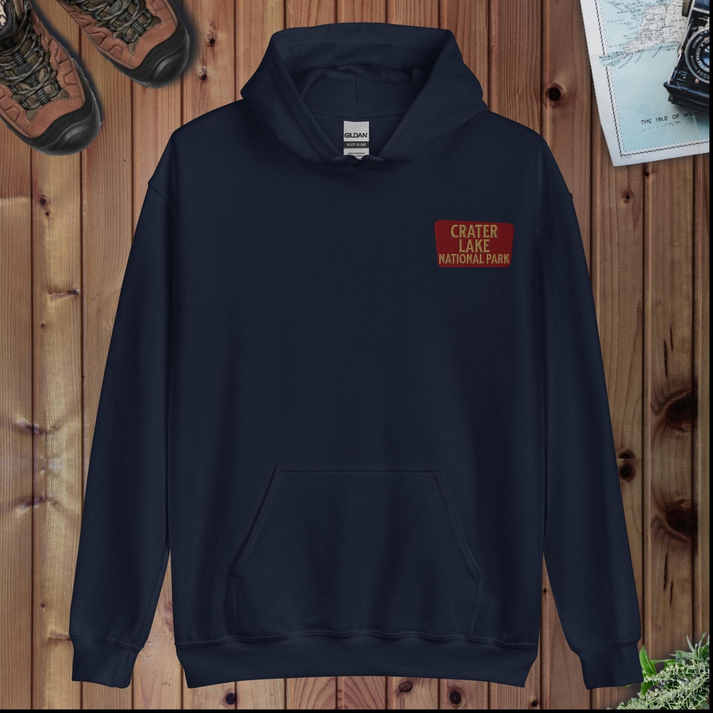Crater Lake National Park Hoodie Hoodie Park Service Apparel Navy S