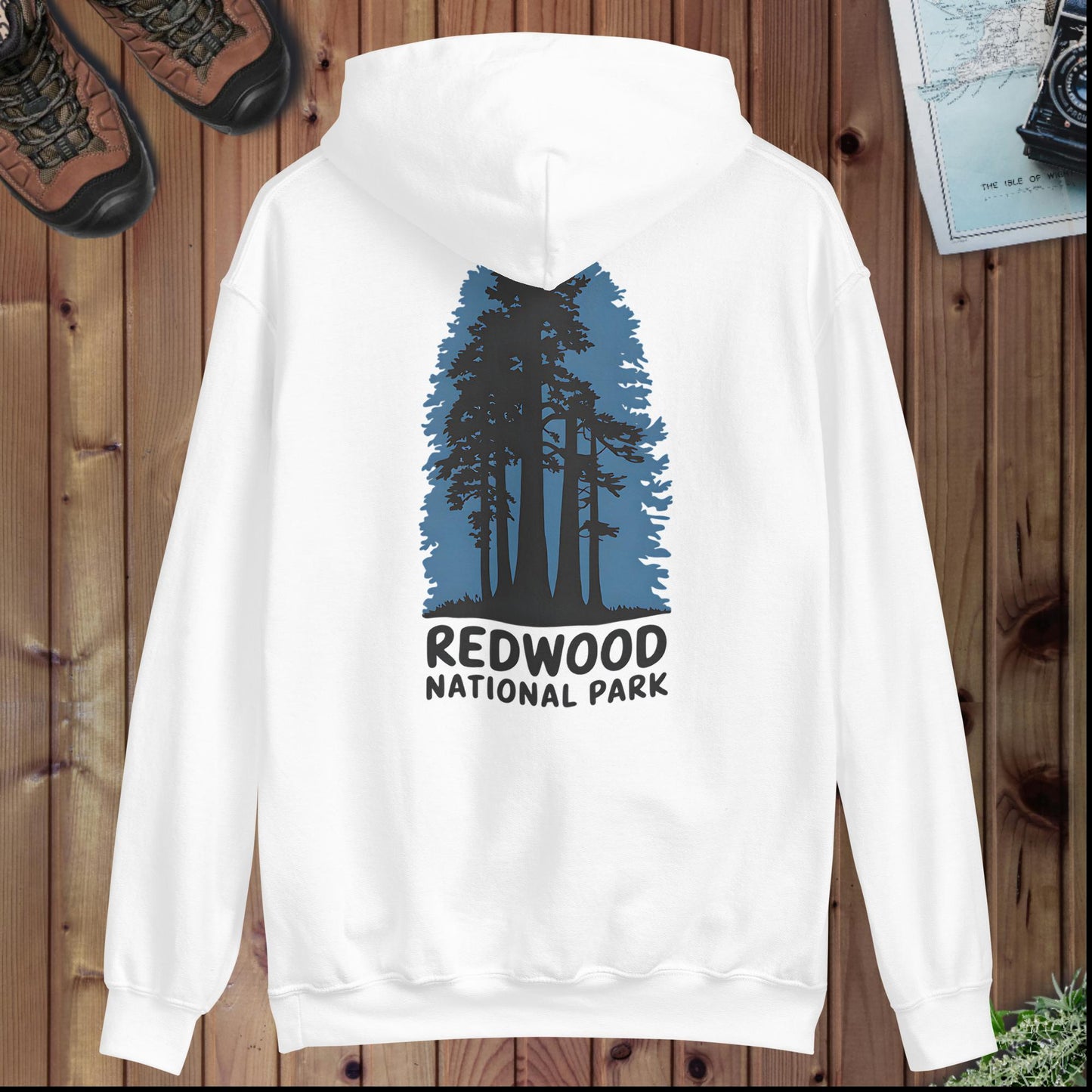 Redwood National Park Hoodie Hoodie Park Service Apparel White S