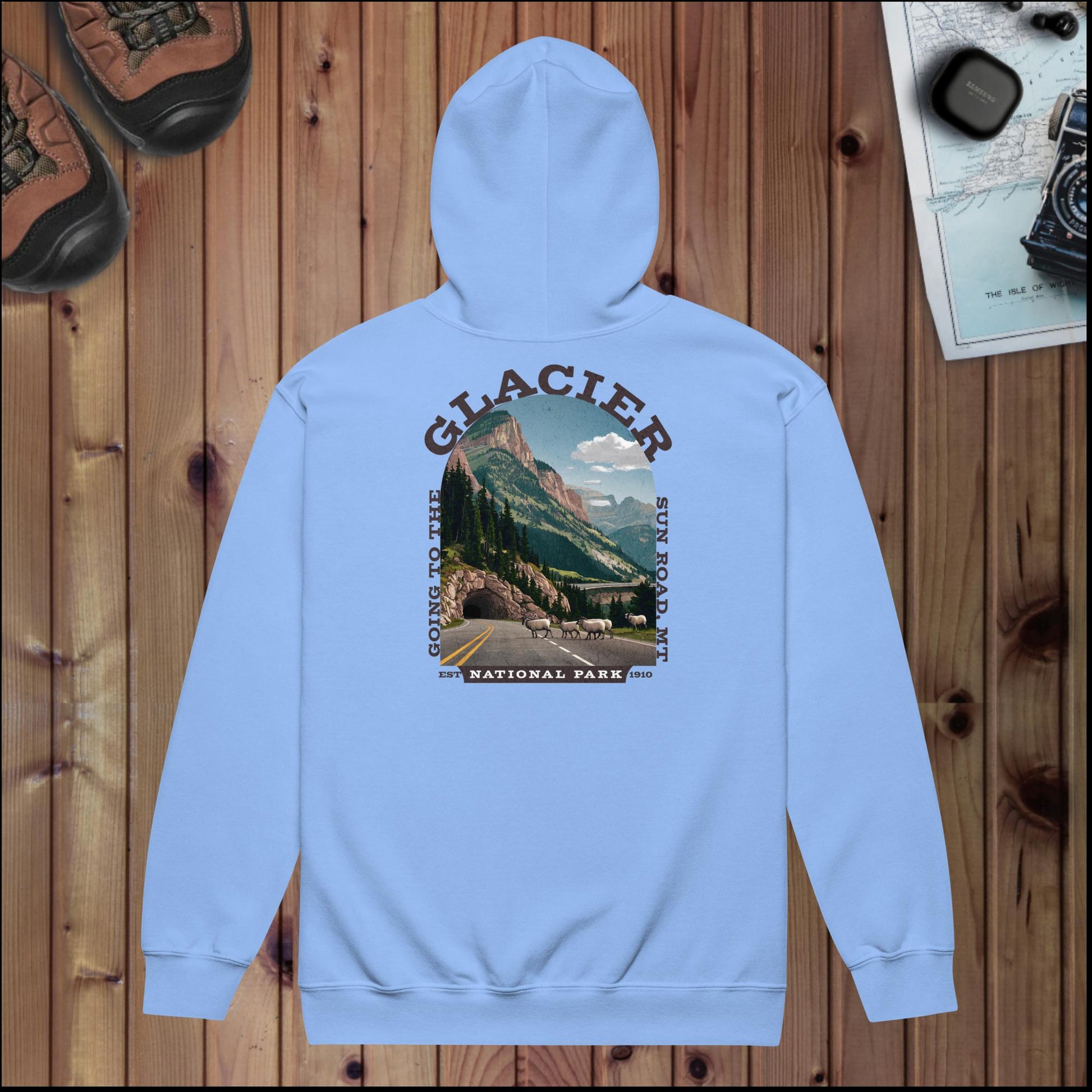 Glacier National Park Full Zip Hoodie Full Zip Hoodie Park Service Apparel
