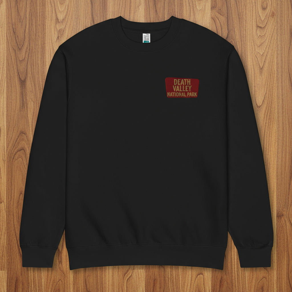 Death Valley National Park Crewneck Sweatshirt Sweatshirt Park Service Apparel Black S