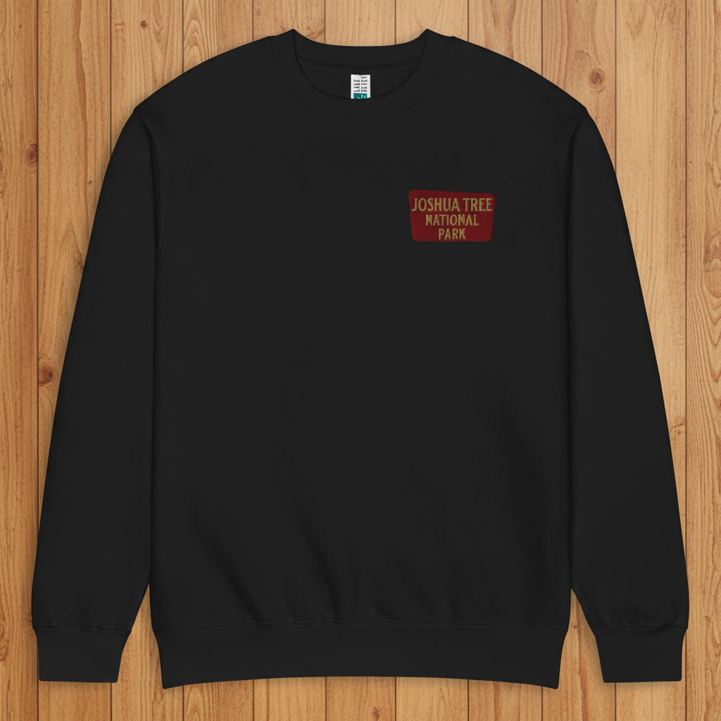 Joshua Tree National Park Crewneck Sweatshirt Sweatshirt Park Service Apparel Black S