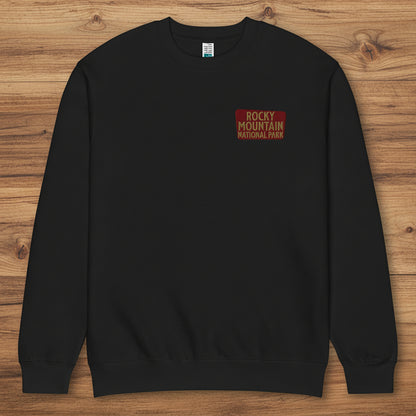 Rocky Mountain National Park Crewneck Sweatshirt Sweatshirt Park Service Apparel Black S