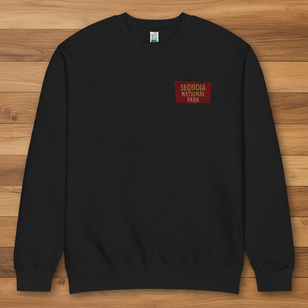 Sequoia National Park Crewneck Sweatshirt Sweatshirt Park Service Apparel Black S