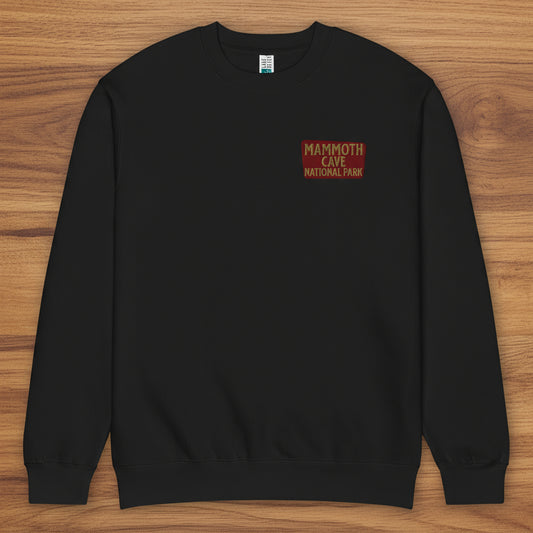 Mammoth Cave National Park Crewneck Sweatshirt Sweatshirt Park Service Apparel Black S