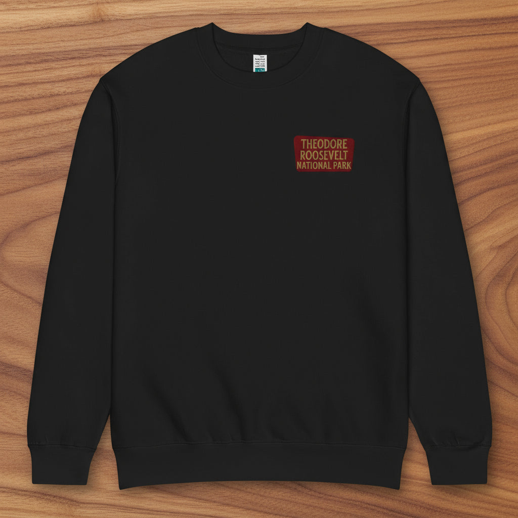 Theodore Roosevelt NP Crewneck Sweatshirt Sweatshirt Park Service Apparel Black S