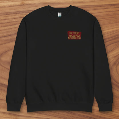 Theodore Roosevelt NP Crewneck Sweatshirt Sweatshirt Park Service Apparel Black S