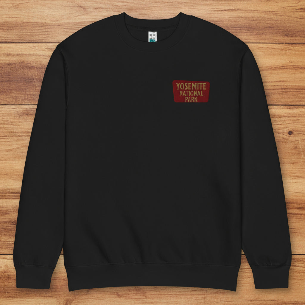 Yosemite National Park Crewneck Sweatshirt Sweatshirt Park Service Apparel Black S