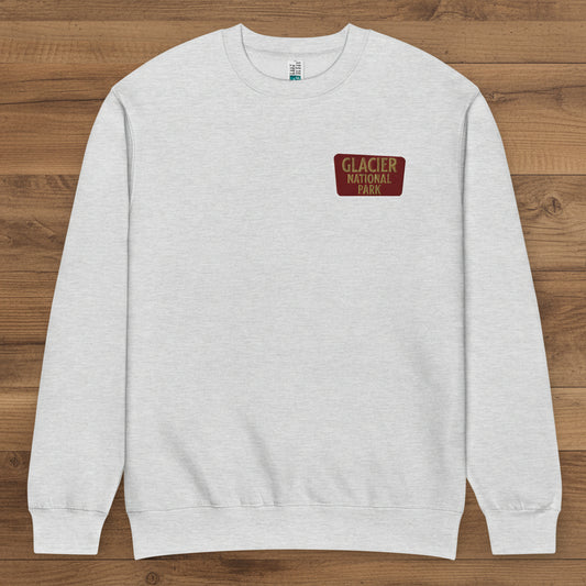 Glacier National Park Crewneck Sweatshirt Sweatshirt Park Service Apparel Heather Grey S