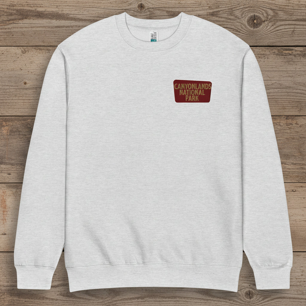 Canyonlands National Park Crewneck Sweatshirt Sweatshirt Park Service Apparel Heather Grey S