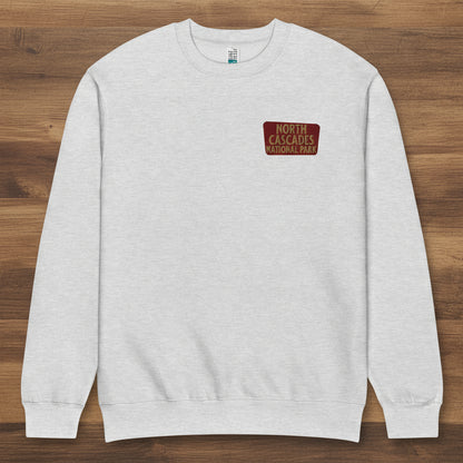 North Cascades National Park Crewneck Sweatshirt Sweatshirt Park Service Apparel Heather Grey S