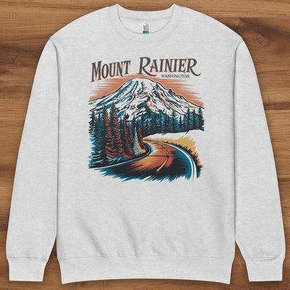 Road to Rainier Crewneck Sweatshirt Sweatshirt Park Service Apparel Heather Grey S