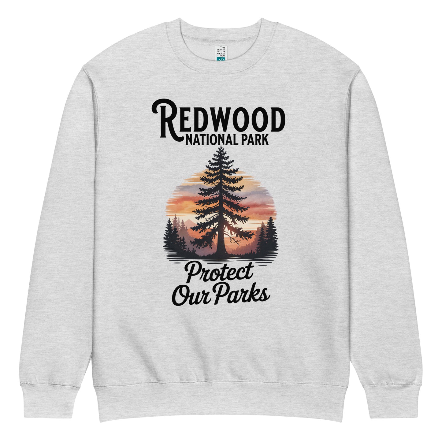 Protect Our Parks Redwood Crewneck Sweatshirt Sweatshirt Park Service Apparel Heather Grey S