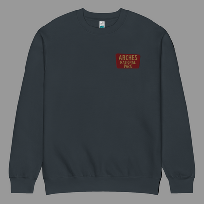 Arches National Park Crewneck Sweatshirt Park Service Apparel Navy S