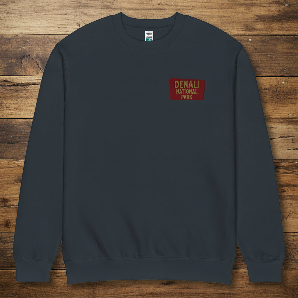 Denali National Park Crewneck Sweatshirt Sweatshirt Park Service Apparel Navy S