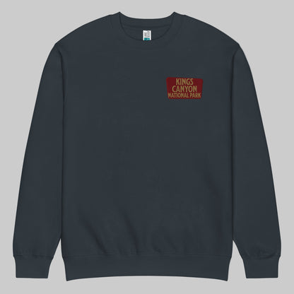 Kings Canyon National Park Crewneck Sweatshirt Sweatshirt Park Service Apparel Navy S