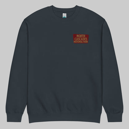 North Cascades National Park Crewneck Sweatshirt Sweatshirt Park Service Apparel Navy S