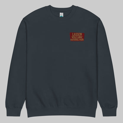 Lassen National Park Crewneck Sweatshirt Park Service Apparel Navy S
