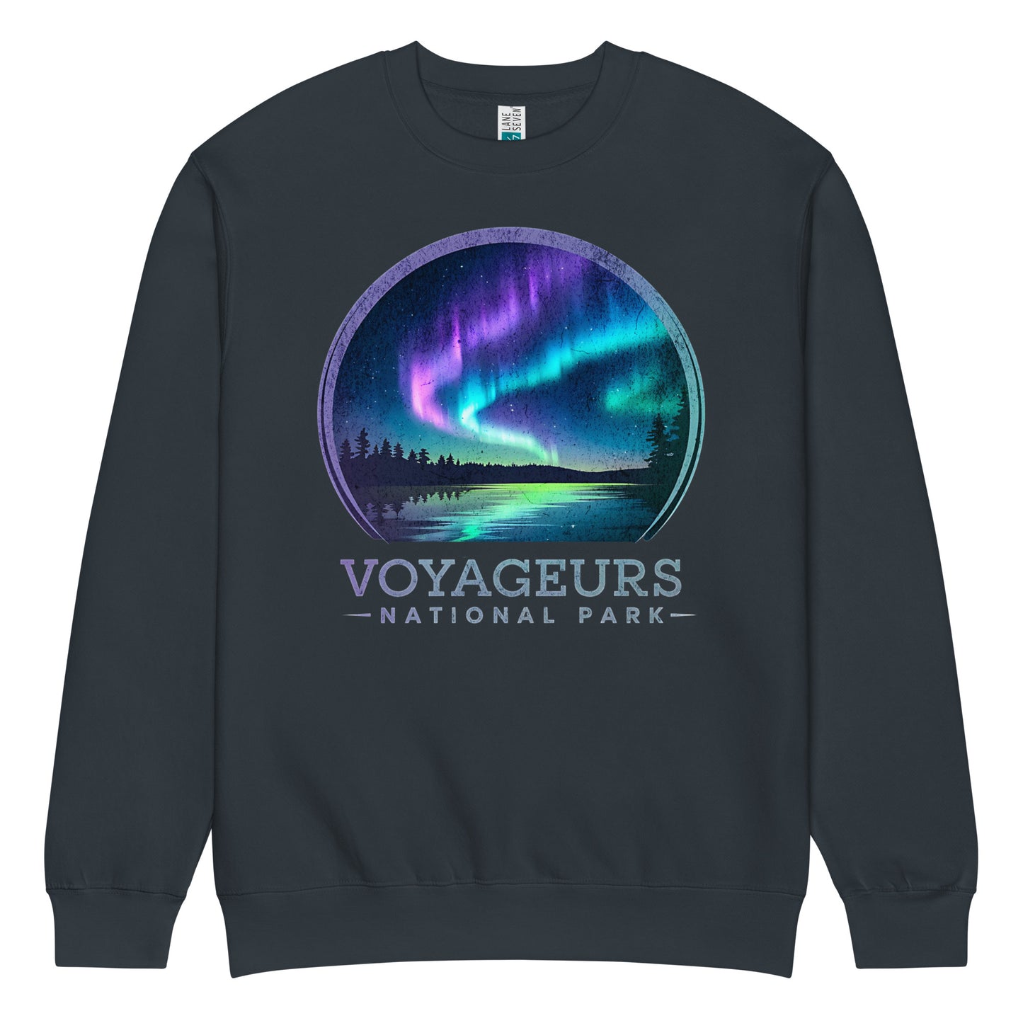 Voyageur Aurora Borealis Crewneck Sweatshirt Sweatshirt Park Service Apparel Navy S