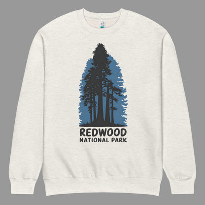 Redwood Crewneck Sweatshirt Sweater Park Service Apparel Oatmeal Heather S