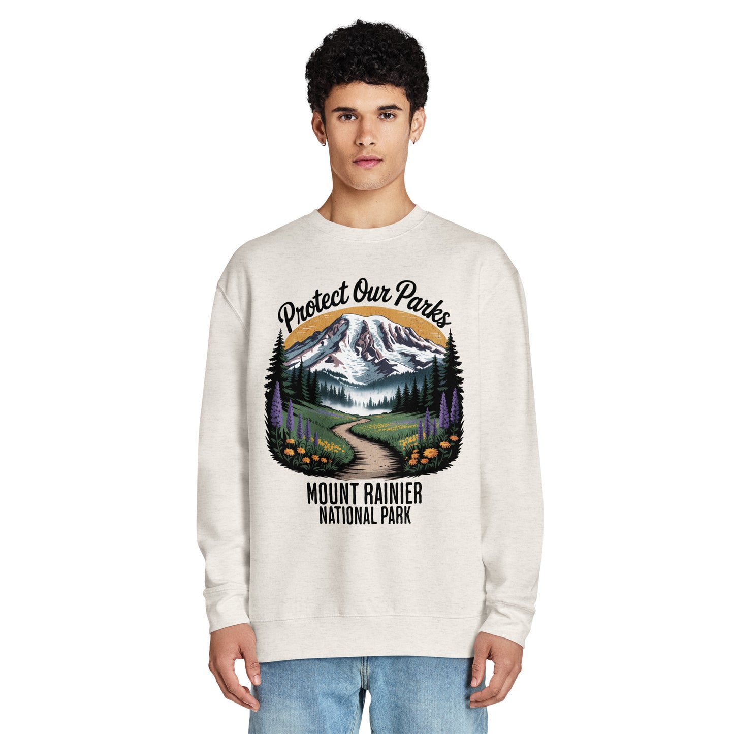 Protect Our Parks Rainier Crewneck Sweatshirt Sweatshirt Park Service Apparel