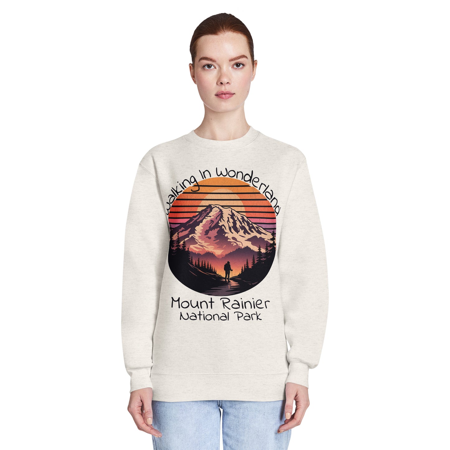 Walking In Wonderland Rainier Crewneck Sweatshirt Sweater Park Service Apparel