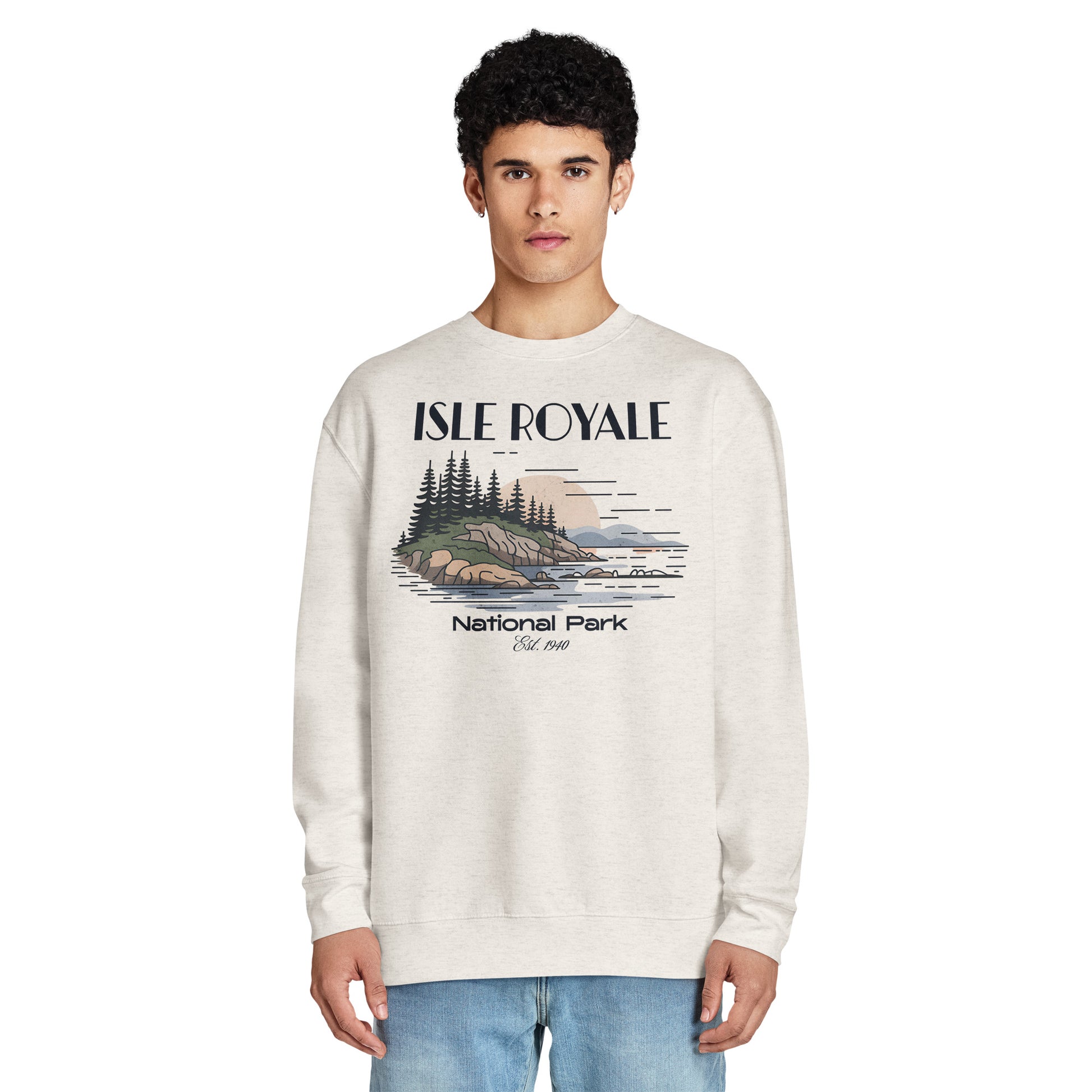 Isle Royale Crewneck Sweatshirt Sweater Park Service Apparel