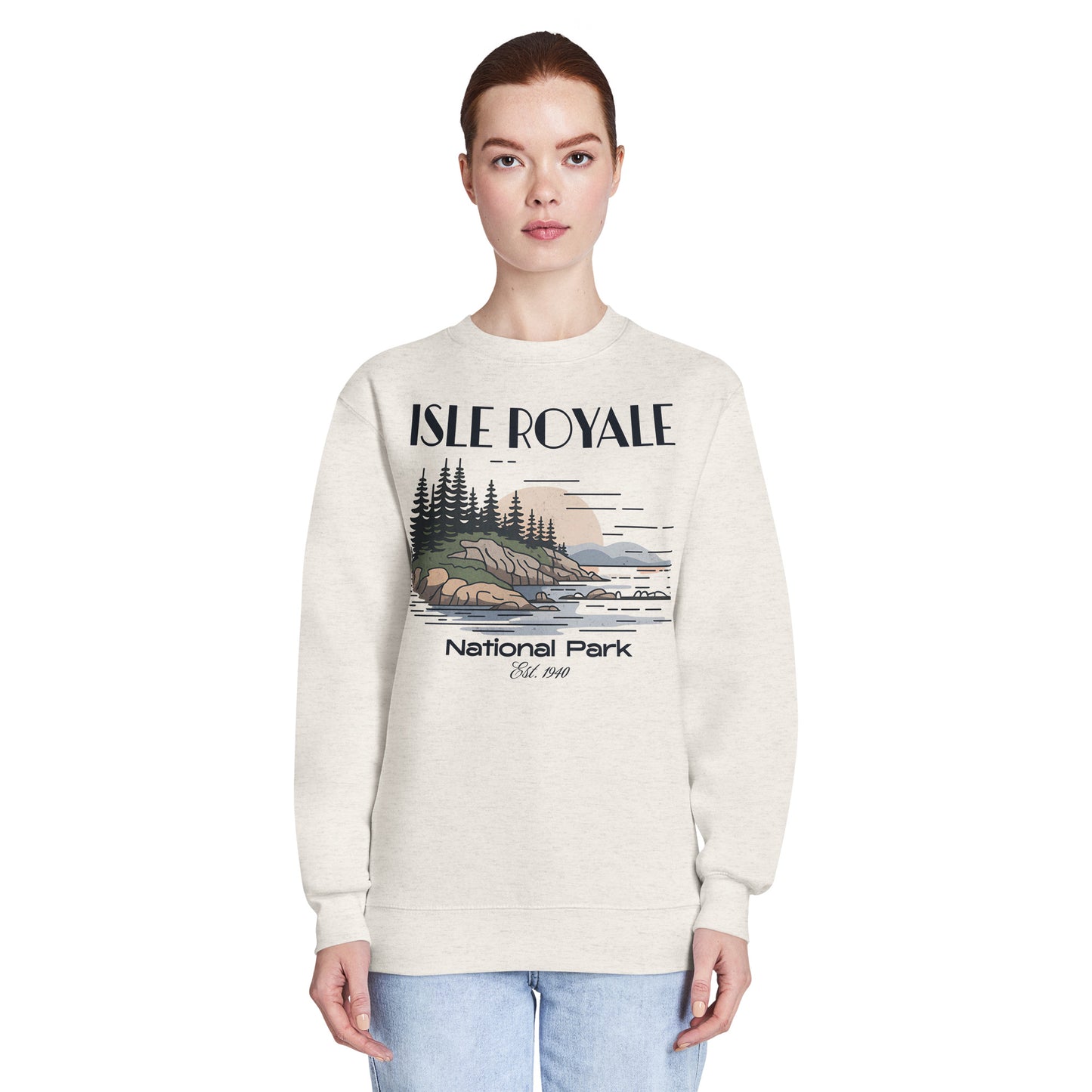 Isle Royale Crewneck Sweatshirt Sweater Park Service Apparel