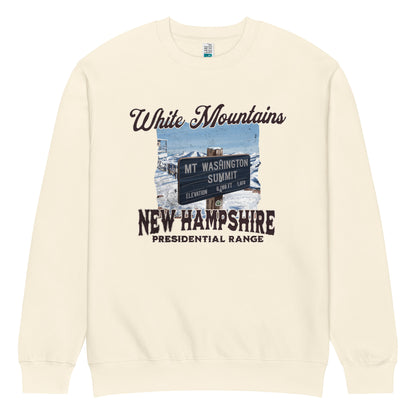 Mount Washington Sign Crewneck Sweatshirt Sweatshirt Park Service Apparel Sandshell S