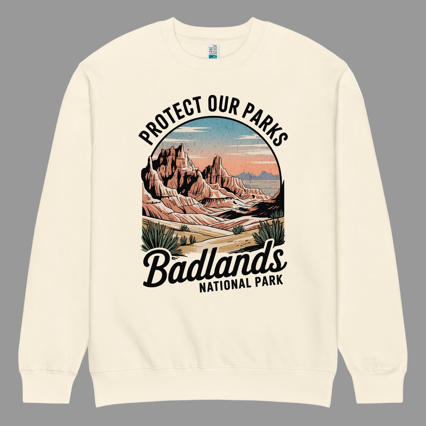 Protect Our Parks Badlands Crewneck Sweatshirt Park Service Apparel Sandshell S